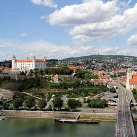 Budapeste: Traslado para Praga via a pitoresca Bratislava