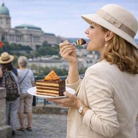 Castelo de Buda: Excursão a Pé Guiada com Degustação de Bolo Real