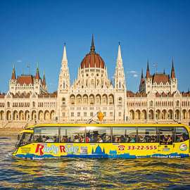 Budapeste: Excursão de autocarro flutuante por terra e água