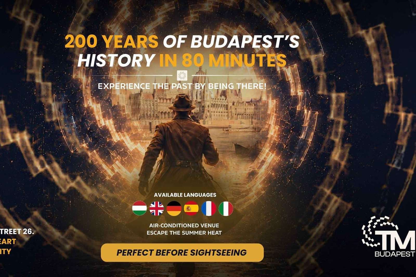 Budapeste: Exposição histórica imersiva Time Machine