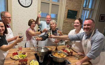 Budapeste: Aula de cozinha húngara com um chef profissional