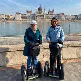 Buda e Peste em 2 horas: aventura de Segway