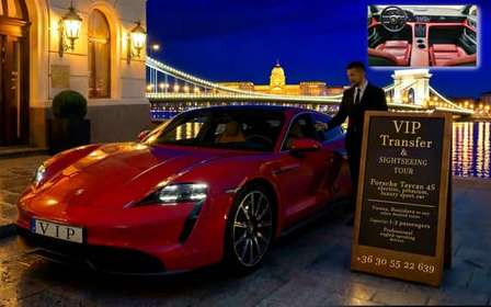 Budapeste: passeio privado de luxo pela cidade num Porsche Taycan elétrico