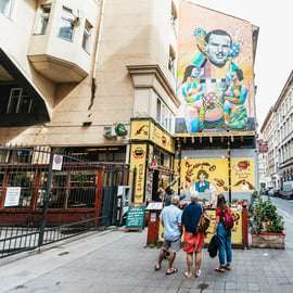 Budapeste: Arte de rua e movimentos subterrâneos: excursão a pé