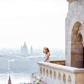 Budapeste: sessão fotográfica na Colina do Castelo com fotógrafo particular
