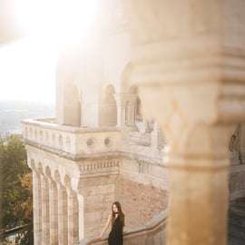 Sessão fotográfica particular do nascer do sol no Fisherman Bastion