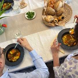 Budapeste: aula de goulash e panqueca em uma cozinha familiar
