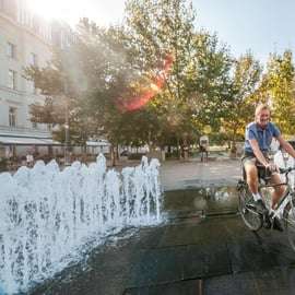 Budapeste: Tour guiado na cidade em bicicleta