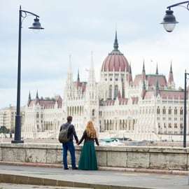 Budapeste: sessão fotográfica na Colina do Castelo com fotógrafo particular