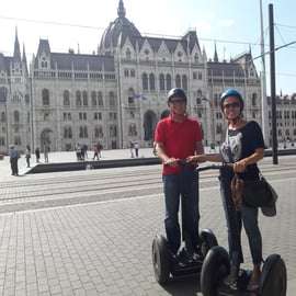 Budapeste: Tour de Segway guiado ao vivo pelo distrito do castelo