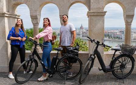 Budapeste: Passeio turístico guiado em E-Bike