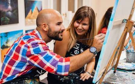 Budapeste: Experiência de pintura e gole (2,5 horas para iniciantes)