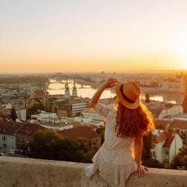 Budapeste: sessão fotográfica na Colina do Castelo com fotógrafo particular