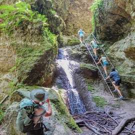 Aventura de caminhada em Ram Gorge