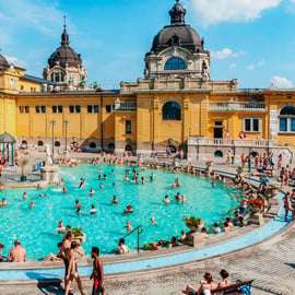 Budapeste: Dia inteiro no Széchenyi Spa com degustação opcional