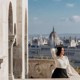 Budapeste: sessão fotográfica na Colina do Castelo com fotógrafo particular